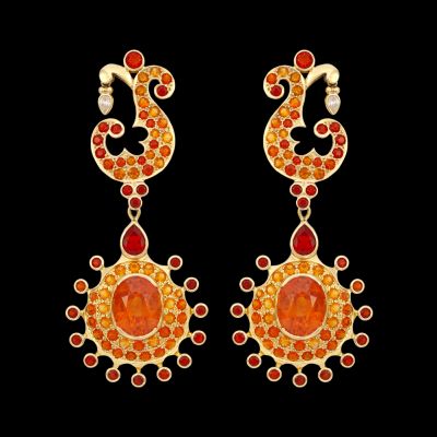 Earrings Orange